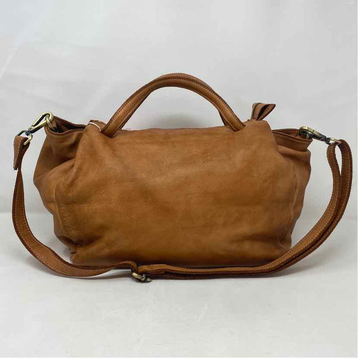 Pre-Owned Bolsa Nova Camel Leather Handbag