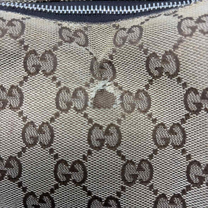 Pre-Owned Gucci Tan Fabric Designer Handbag