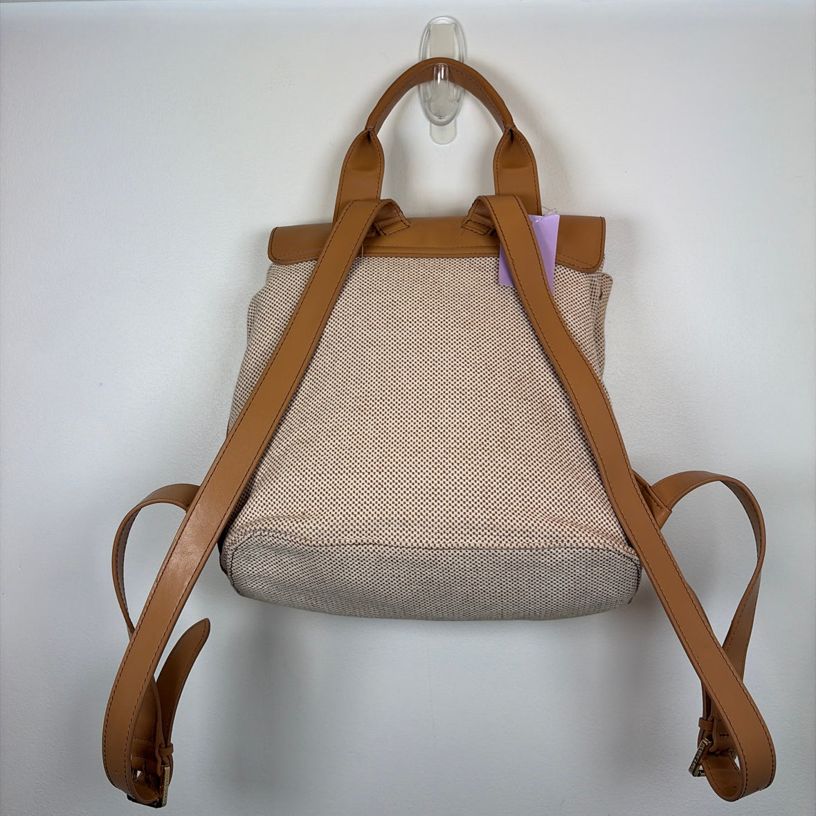 Pre-Owned Tory Burch Tan Canvas Handbag