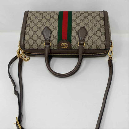 Pre-Owned Gucci Monogram Canvas Designer Handbag