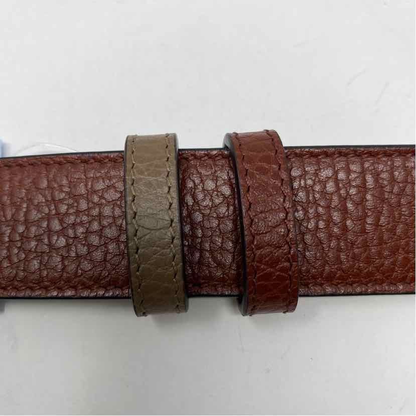Pre-Owned Gucci Burgundy Leather Designer Belt