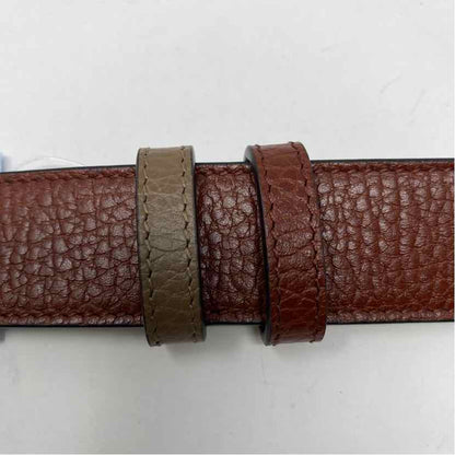 Pre-Owned Gucci Burgundy Leather Designer Belt