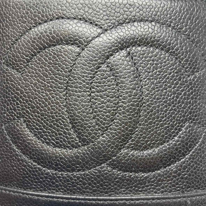 Pre-Owned Chanel Black Leather Designer Handbag