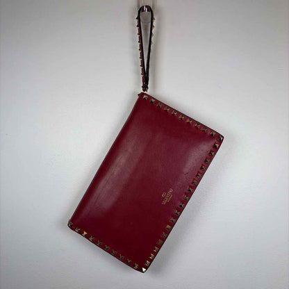 Pre-Owned Valentino Red Leather Designer Handbag