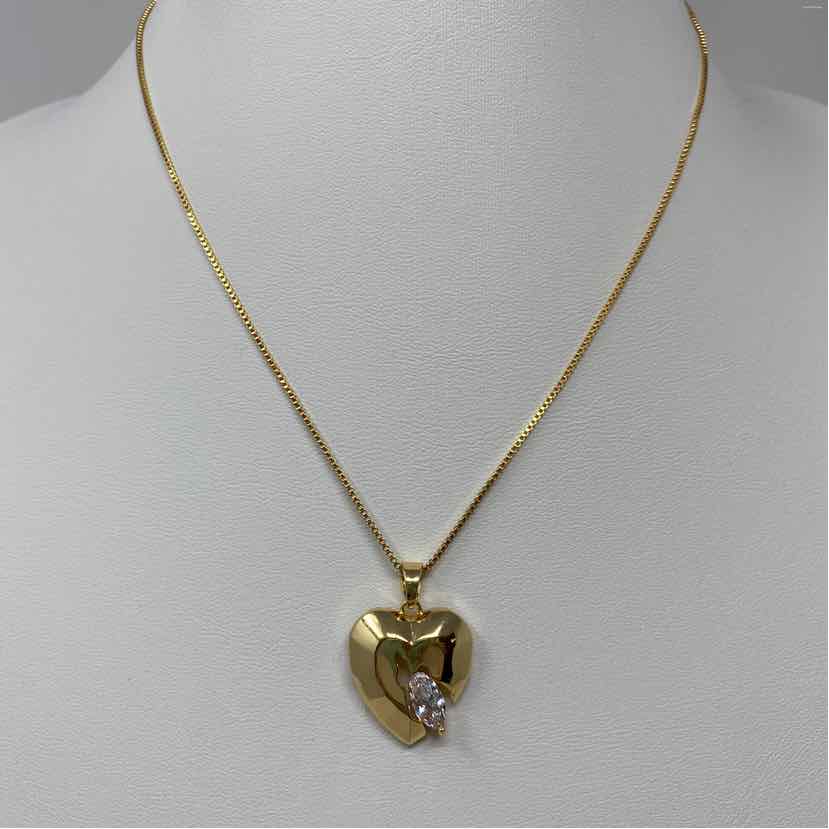 Gold Multi Metal Necklace