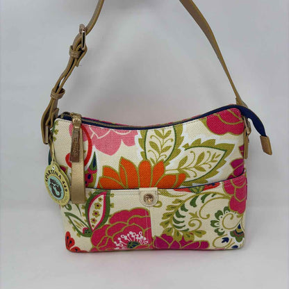 Pre-Owned Boutique Floral Canvas Handbag