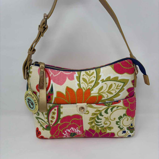 Pre-Owned Boutique Floral Canvas Handbag