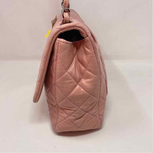 Pre-Owned Chanel Pink Lambskin Designer Handbag