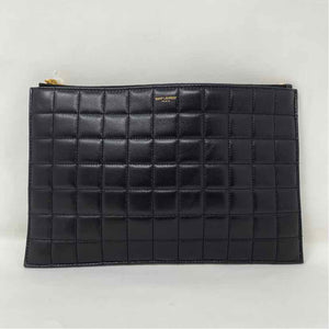 Pre-Owned Saint Laurent Black Leather Designer Handbag