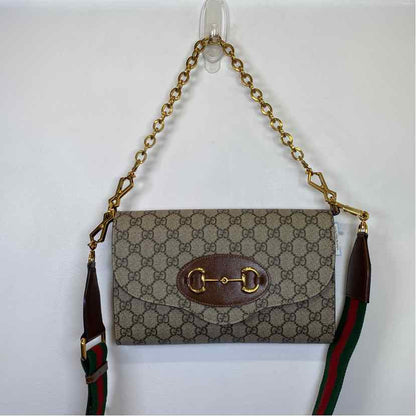 Pre-Owned Gucci Monogram Canvas Designer Handbag