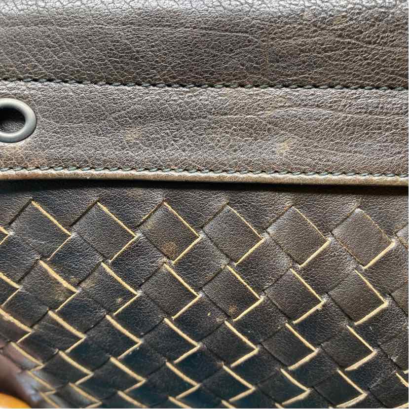 Pre-Owned Bottega Veneta Brown Leather Designer Handbag