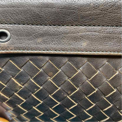 Pre-Owned Bottega Veneta Brown Leather Designer Handbag