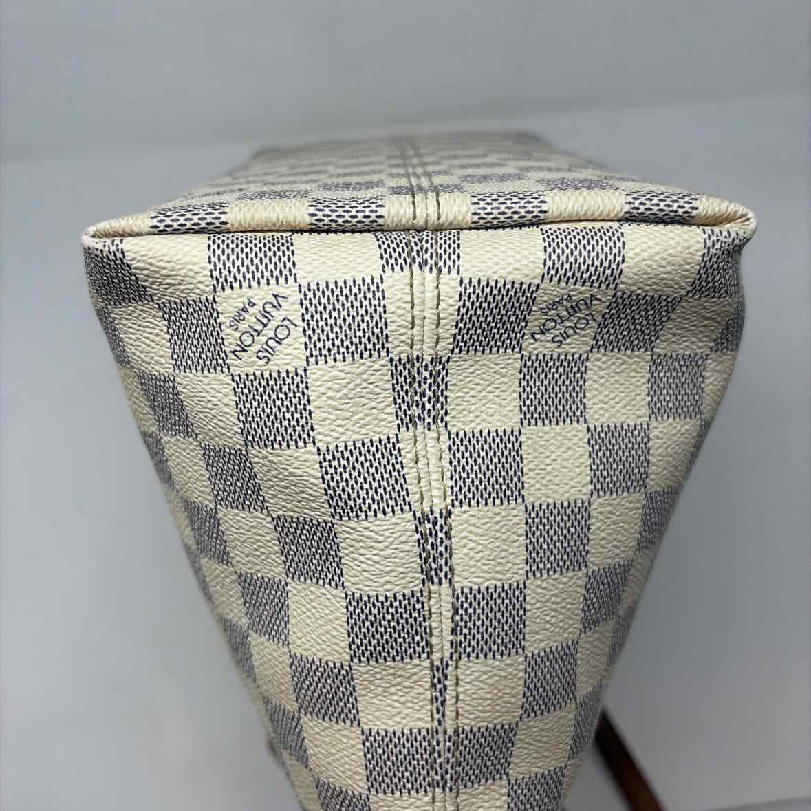 Pre-Owned Louis Vuitton Damier Azur Canvas Designer Handbag