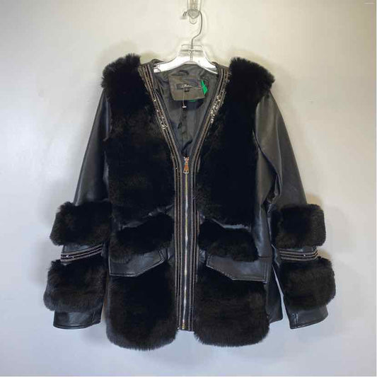 Pre-Owned Size L Forher.nyc Black Coat