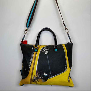 Pre-Owned Gabs Black Multi Canvas Handbag