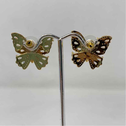 Gold Multi Metal Earrings