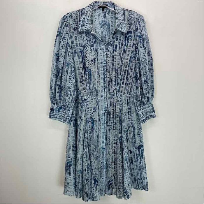 Pre-Owned Size 6/M Theory Blue Casual Dress