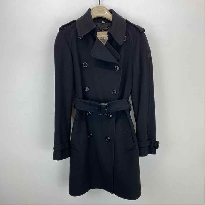 Pre-Owned Burberry Black Wool Women Size 4/S Designer Clothes