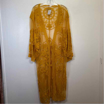 Pre-Owned Free People Mustard Lace Shawl