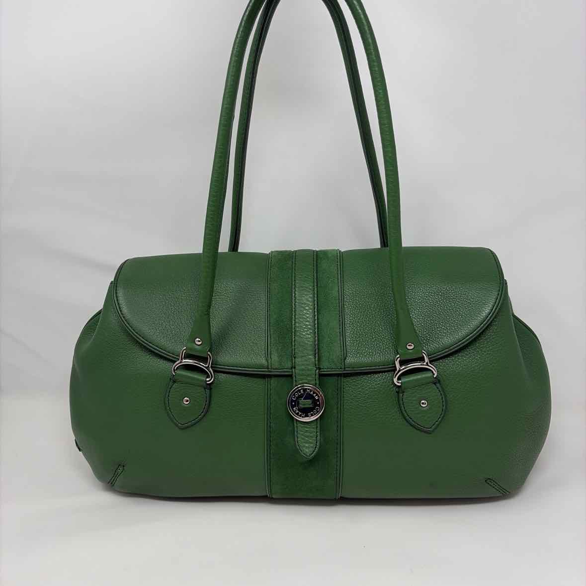Pre-Owned Cole Haan Green Leather Handbag