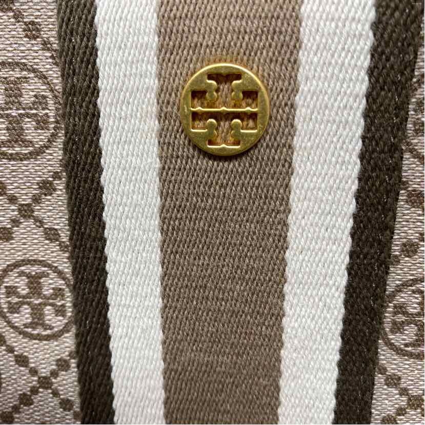 Pre-Owned Tory Burch Monogram Coated Canvas Handbag