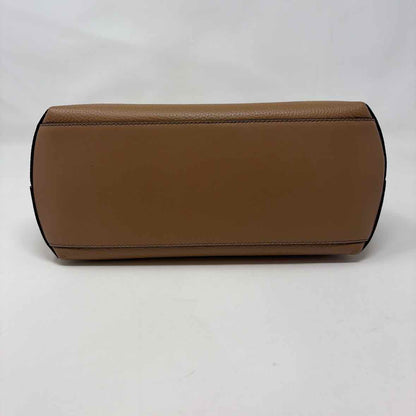 Pre-Owned Furla Cognac Leather Handbag