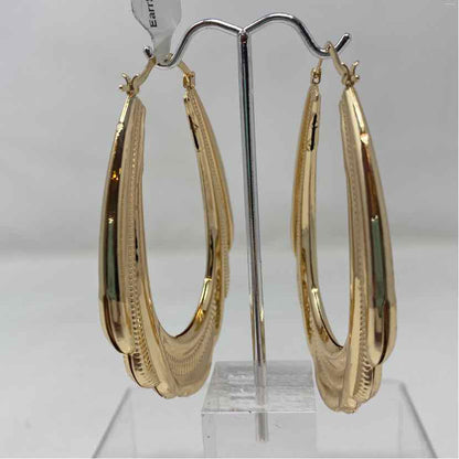 Gold Metal Earrings