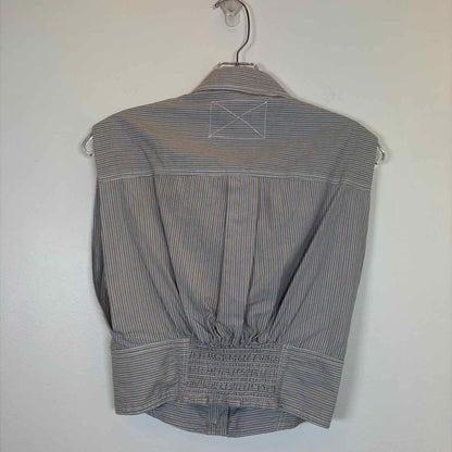 Pre-Owned Size XS Free People blue stripe Top
