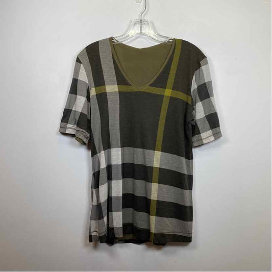 Pre-Owned Burberry Plaid Cotton Women Size M Designer Clothes
