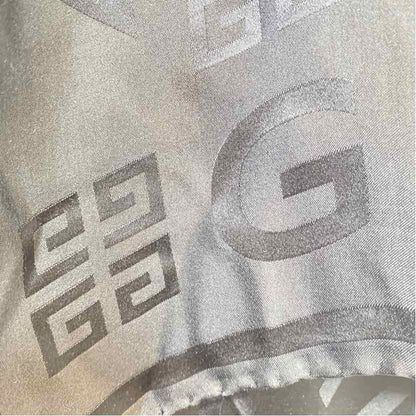 Pre-Owned Givenchy Black Silk Designer Scarf