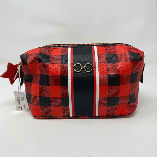 Pre-Owned Wonders Red/Black Coated Canvas Handbag