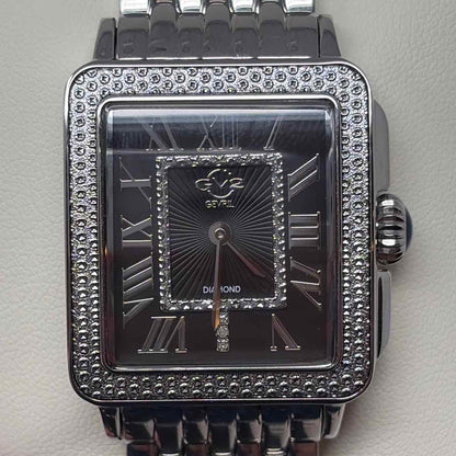 Pre-Owned Gevril Silver Chains Watch
