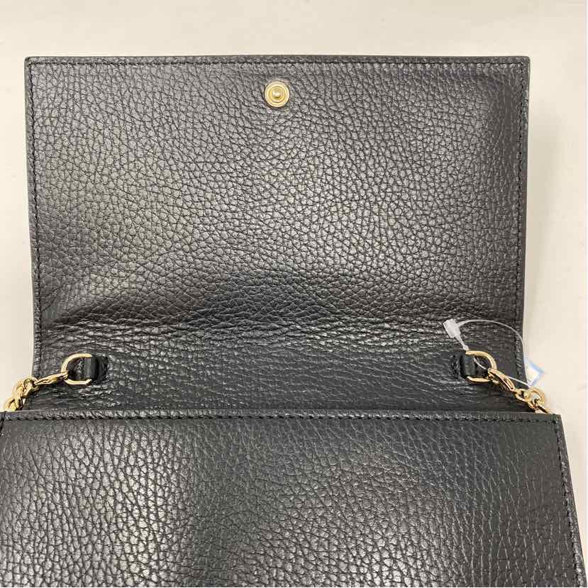 Pre-Owned Gucci Black Leather Designer Handbag