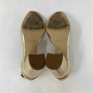 Pre-Owned Shoe Size 8 J Crew Gold Heels