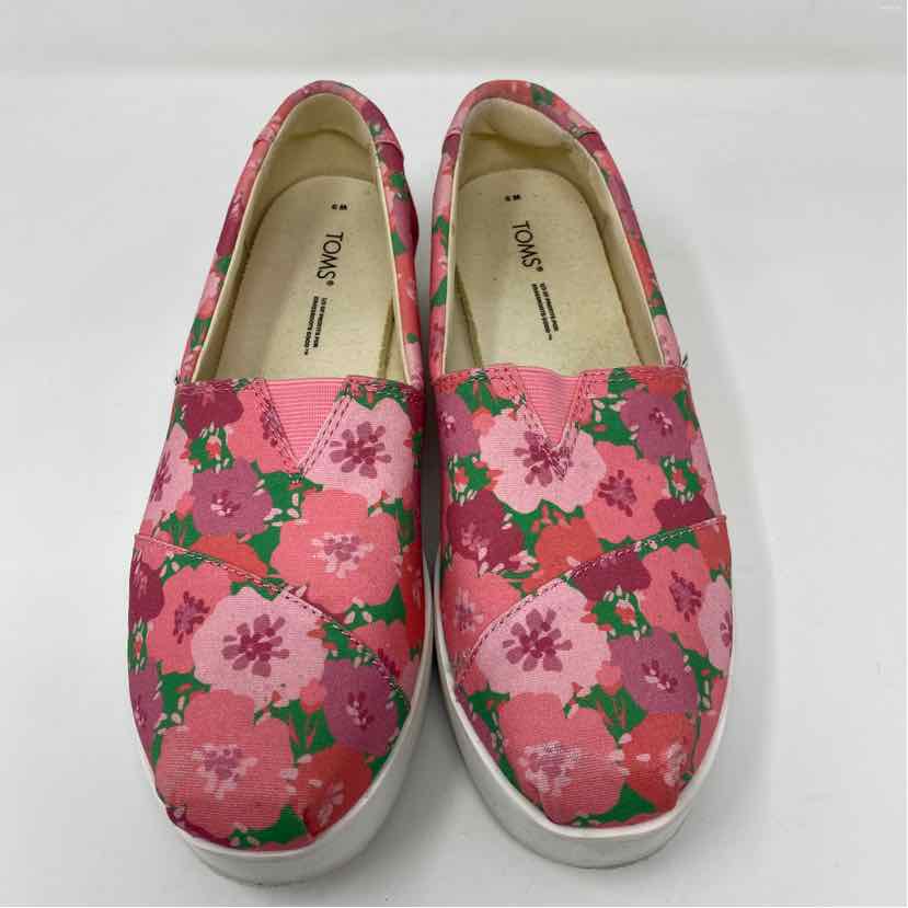 Pre-Owned Shoe Size 9 Toms Floral Sneaker