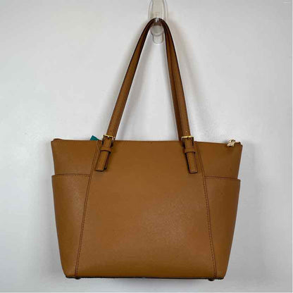 Pre-Owned Michael Kors Cognac Coated Canvas Handbag
