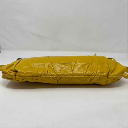 Pre-Owned Gucci Yellow Leather Designer Handbag