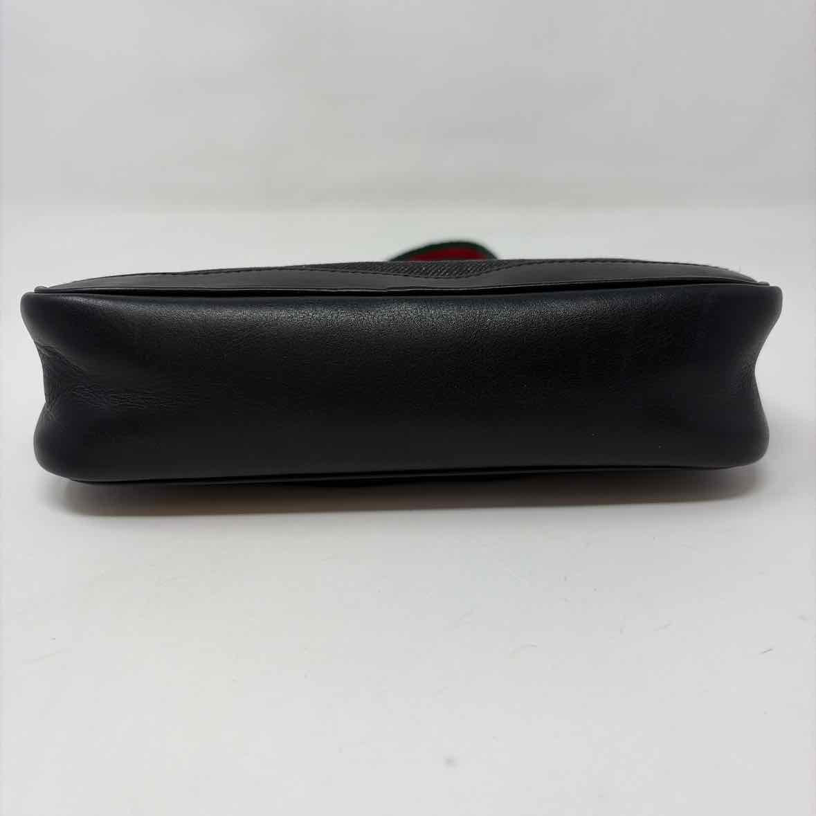 Pre-Owned Gucci Black Denim Designer Handbag