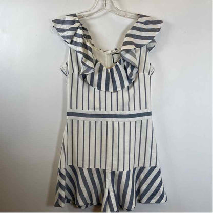 Pre-Owned Size S Alexie White Stripe Romper