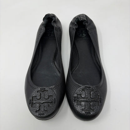 Pre-Owned Shoe Size 8.5 Tory Burch Black Flats