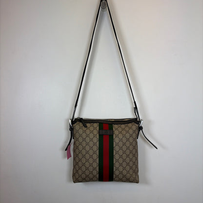 Pre-Owned Gucci Monogram Coated Canvas Designer Handbag
