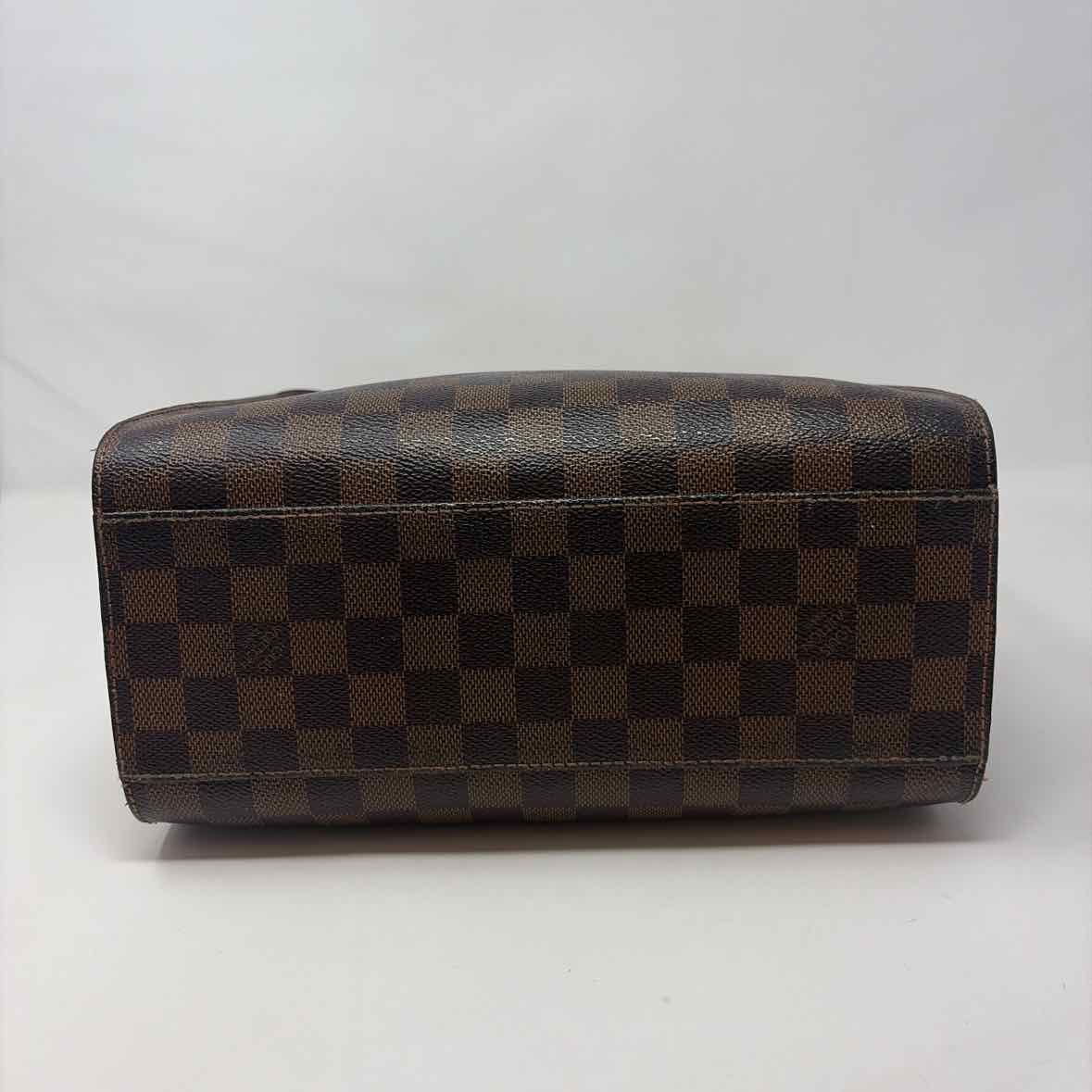 Pre-Owned Louis Vuitton Damier Eben Canvas Designer Handbag
