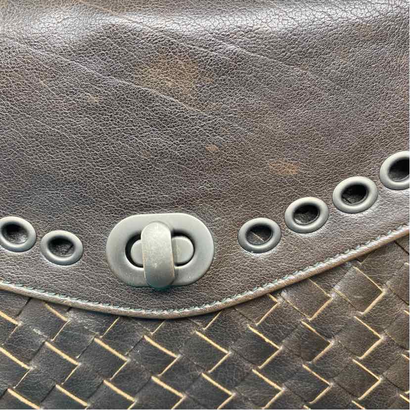 Pre-Owned Bottega Veneta Brown Leather Designer Handbag