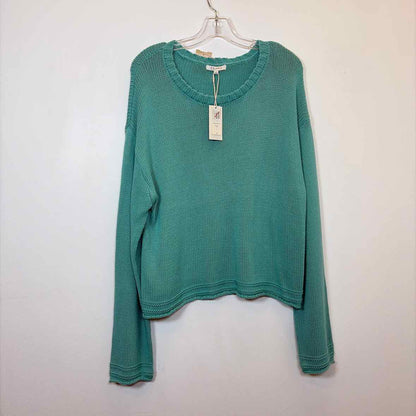 Pre-Owned Size L Z Supply Teal Sweater