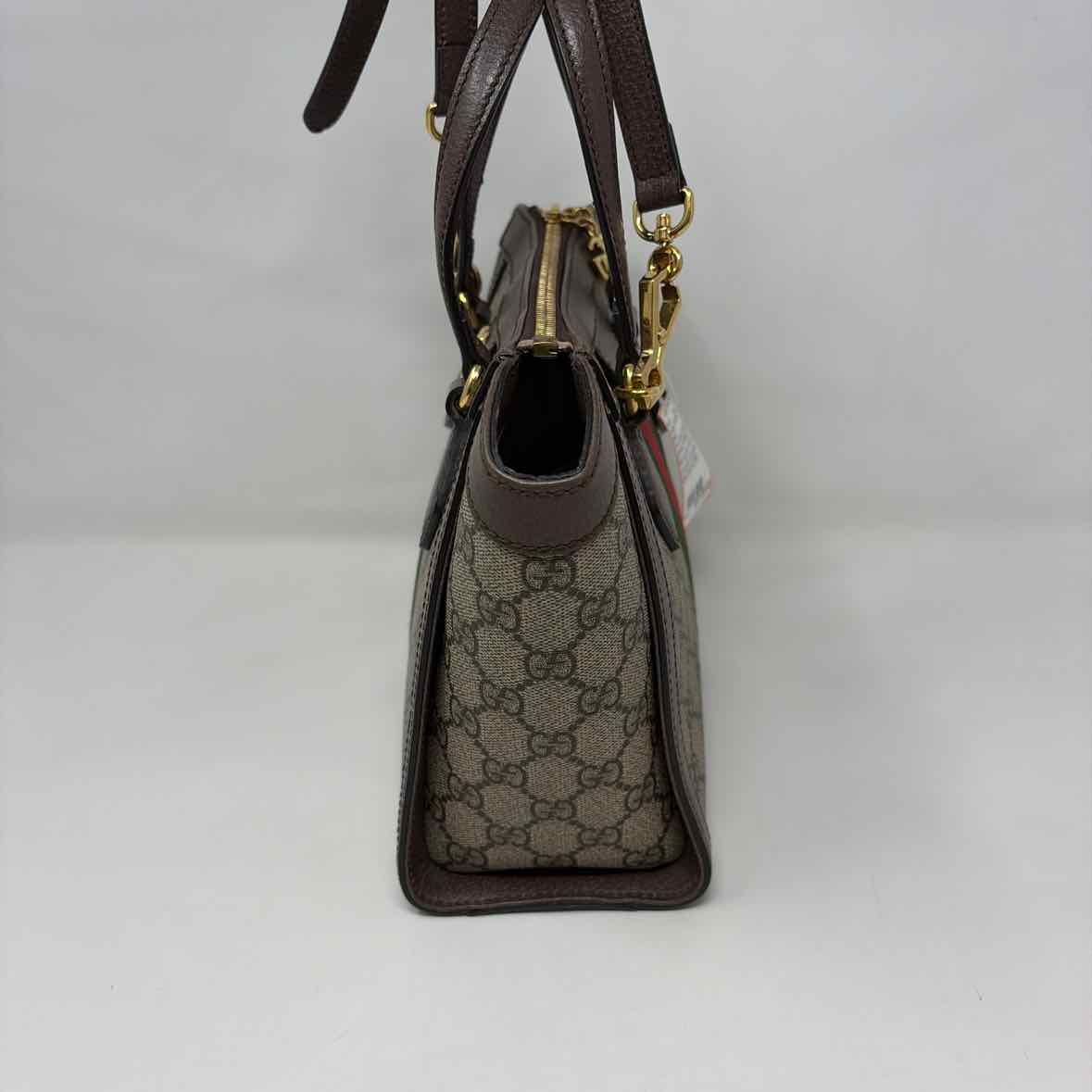 Pre-Owned Gucci Monogram Canvas Designer Handbag