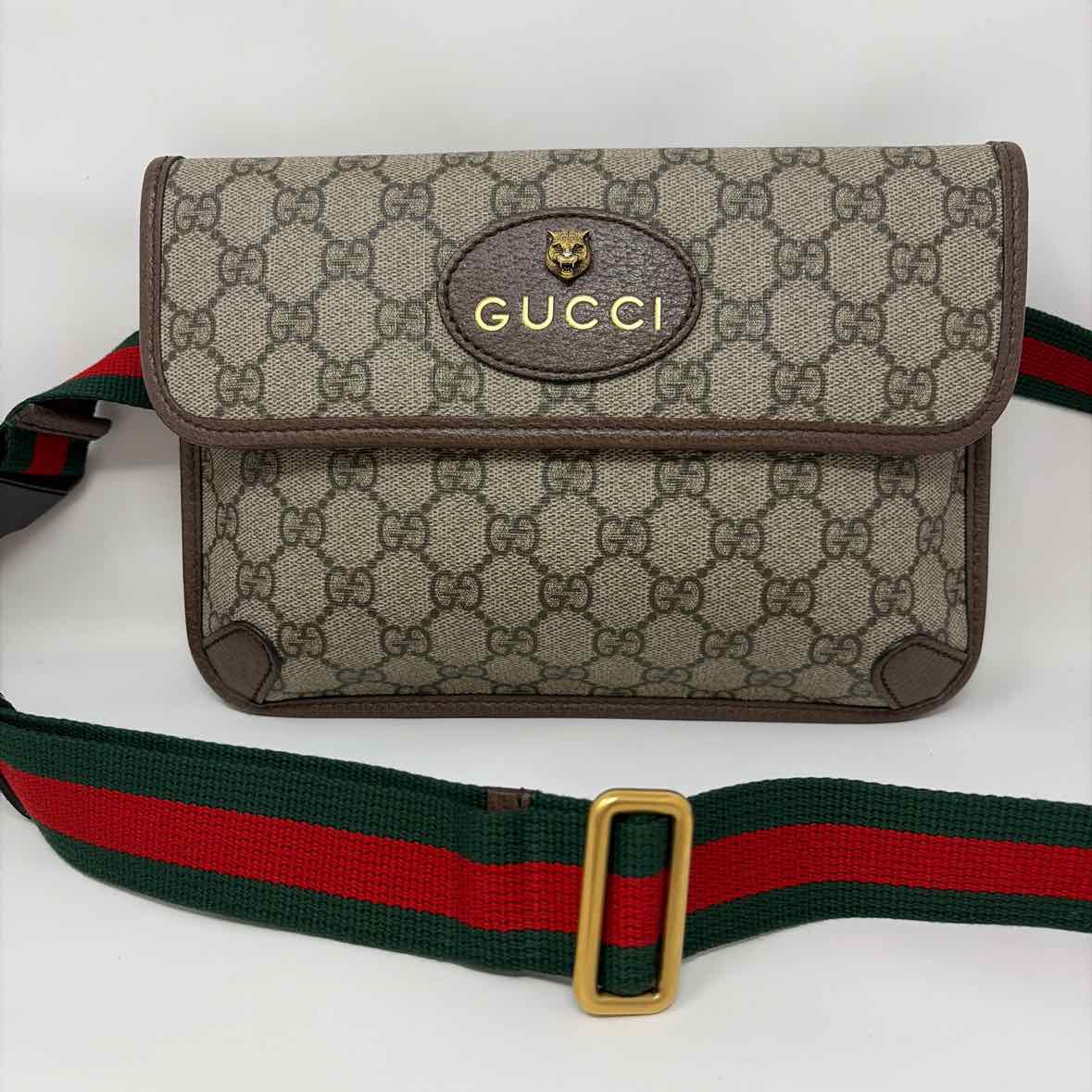 Pre-Owned Gucci Monogram Canvas Designer Handbag