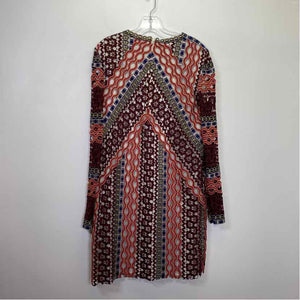 Pre-Owned Size 8/M Tory Burch Burgundy Casual Dress