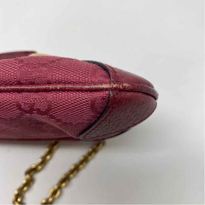 Pre-Owned Gucci Magenta Fabric Designer Handbag