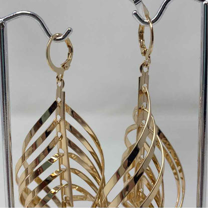Gold Metal Earrings