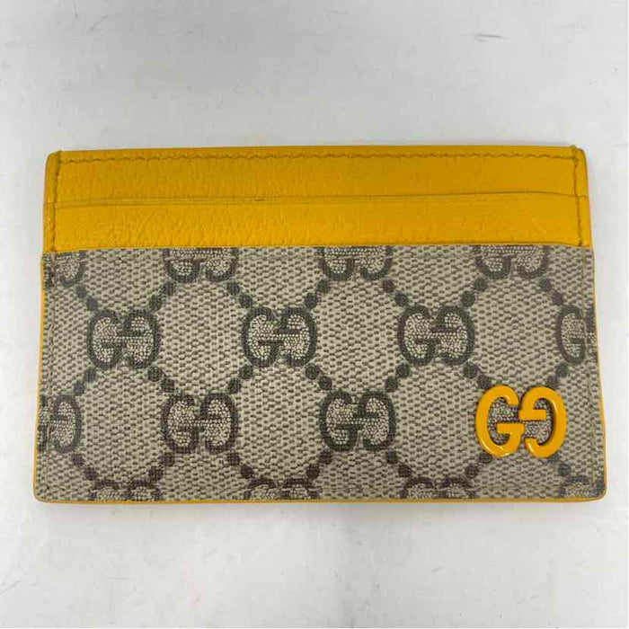 Pre-Owned Gucci Monogram Canvas Designer Wallet